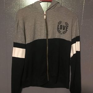 Zip up hoodie size lg